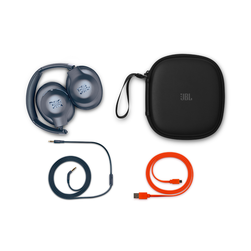 JBL EVEREST™ ELITE 750NC - Steel Blue - Wireless Over-Ear Adaptive Noise Cancelling headphones - Detailshot 2 image number null